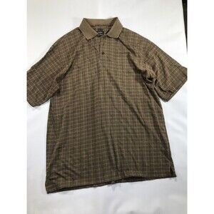 Bolle Polo Shirt Men's Size L Short Sleeve Collared Quick Dry Athletic Golfing